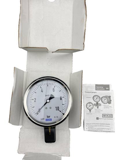 WIKA 9022597 213.53.100 10BAR G1/2B DOLNE PRESSURE GAUGES