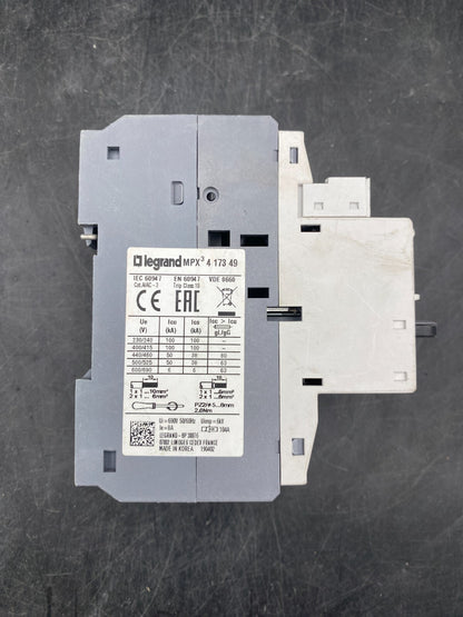 LEGRAND MPX32MA 8A MAGNETIC MOTOR CIRCUIT BREAKER