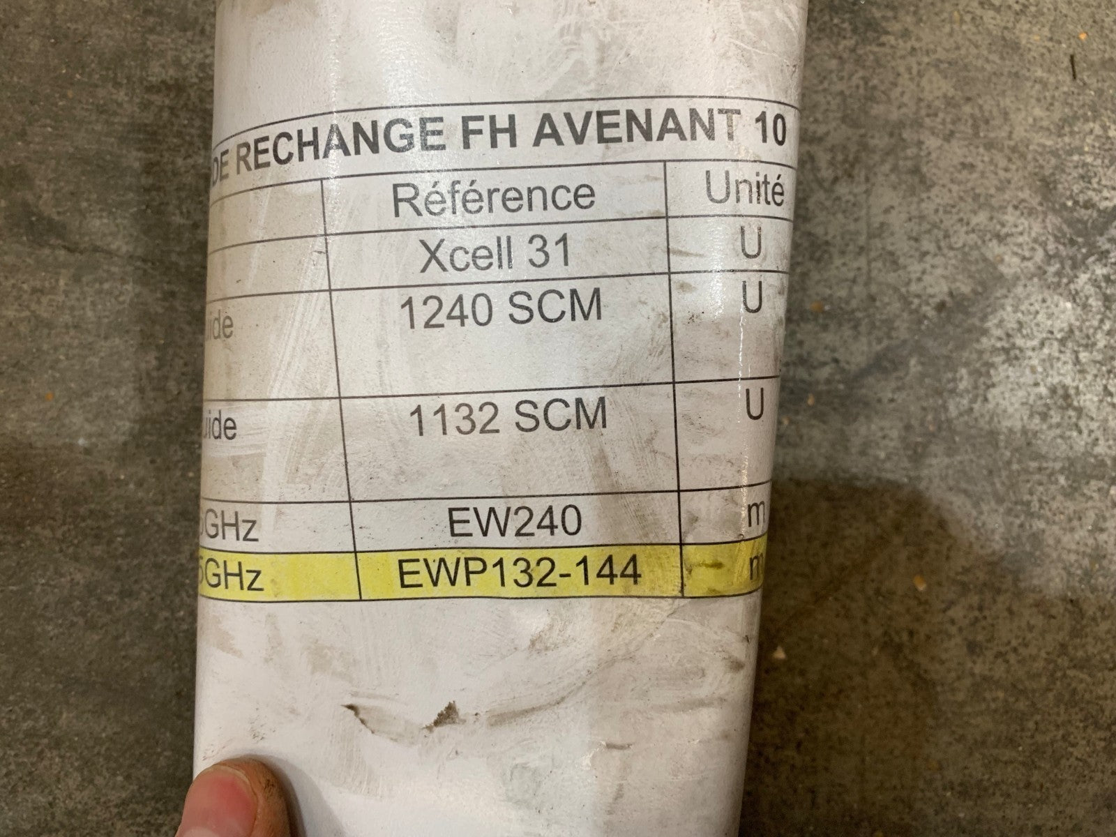 EWP132 - 144 HELIAX Premium Elliptical Waveguide 14.4 - 15.35 GHz ANDREW *see photo - KLR Automation