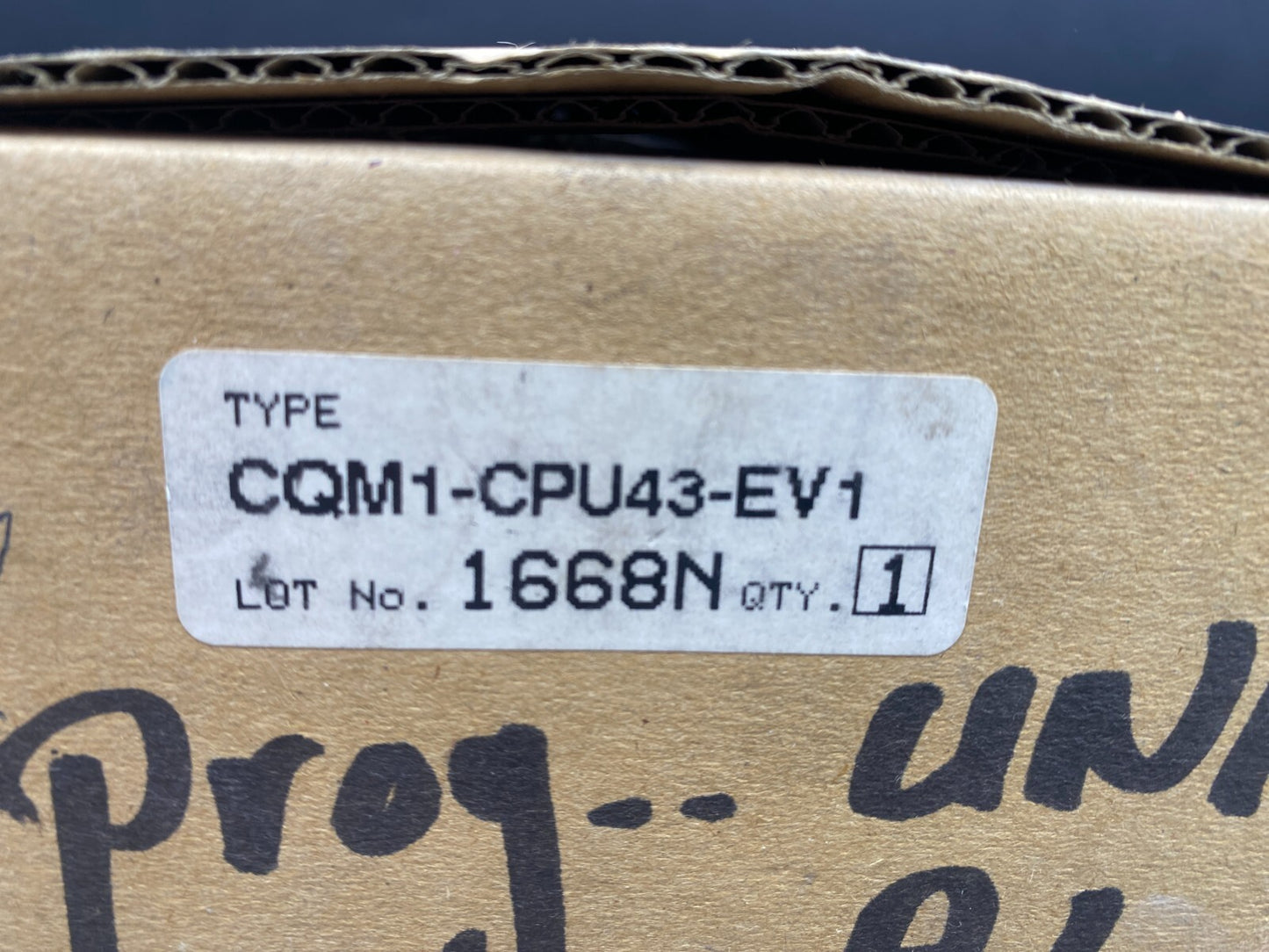 OMRON CQM1-CPU43-EV1 SYSMAC CQM1 PROGRAMMABLE CONTROLLER x1pc
