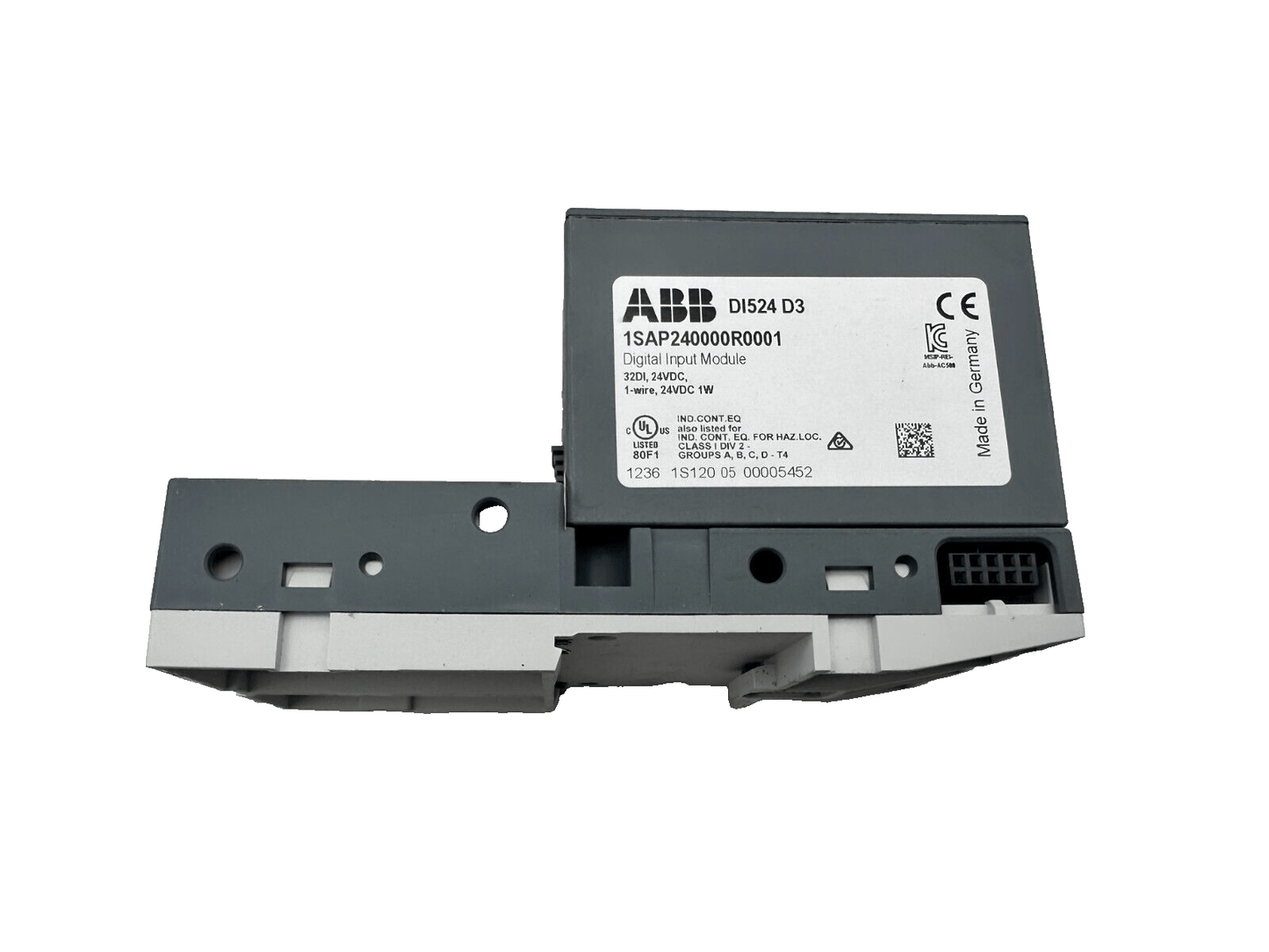 ABB DI524 1SAP240000R0001 DIGITAL INPUT MODULE 32DI 24VDC x1pc - KLR Automation