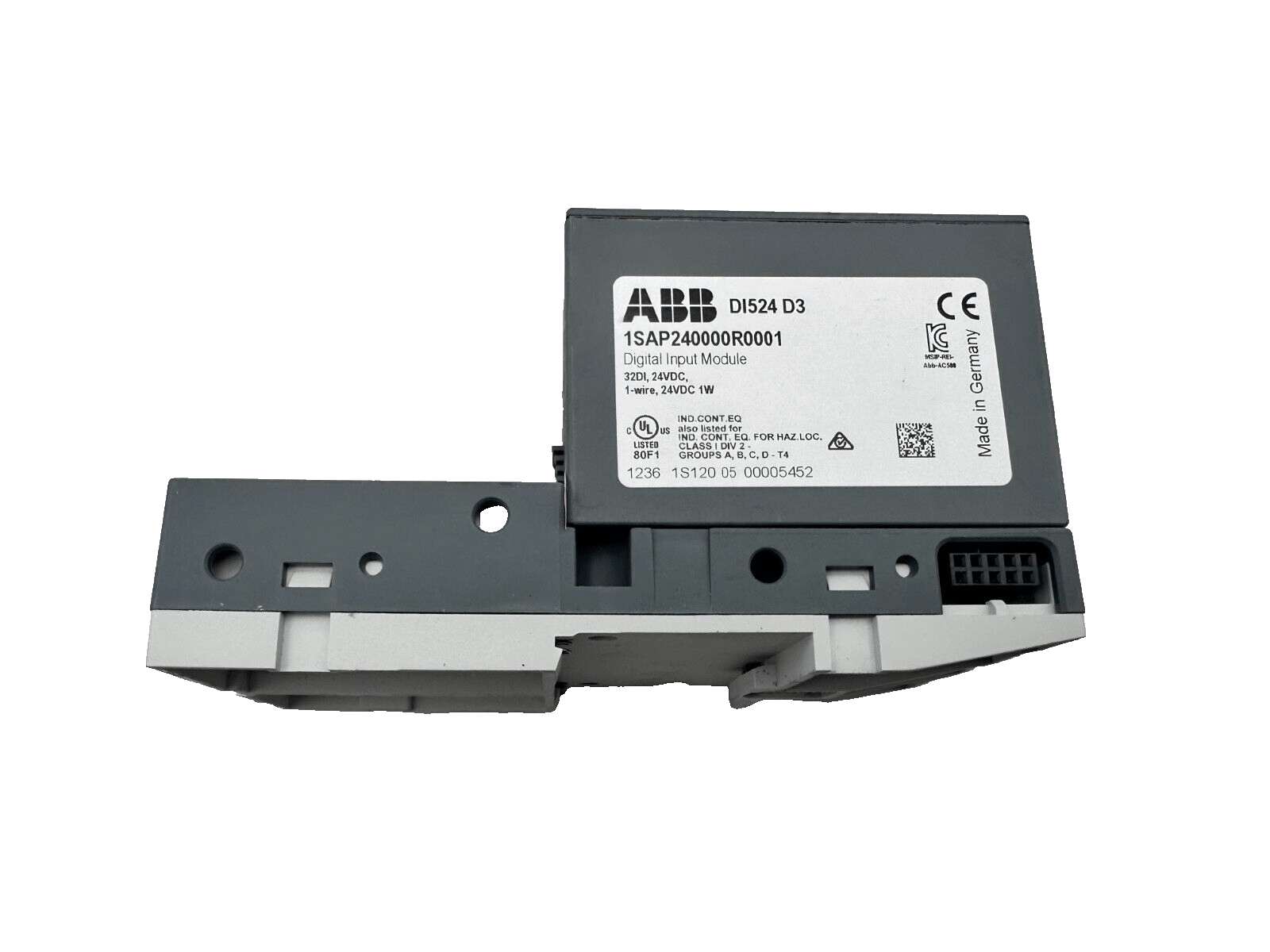 ABB DI524 1SAP240000R0001 DIGITAL INPUT MODULE 32DI 24VDC x1pc - KLR Automation
