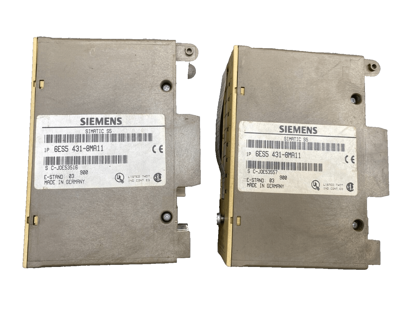 2 pc x SIEMENS SIMATIC S5 6ES5431 - 8MA11 - KLR Automation