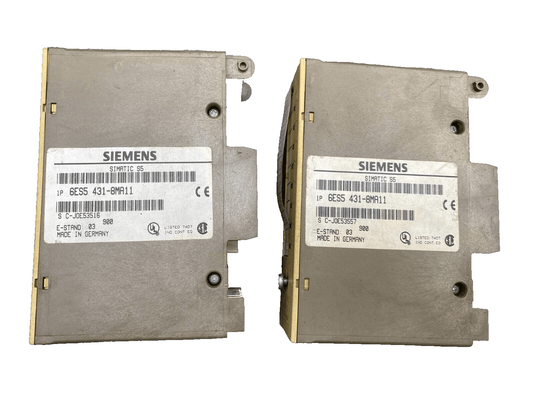 2 pc x SIEMENS SIMATIC S5 6ES5431 - 8MA11 - KLR Automation