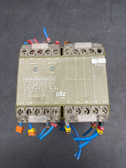 PILZ 17753 PNOZ 24VDC 474695 SAFETY RELAY - KLR Automation