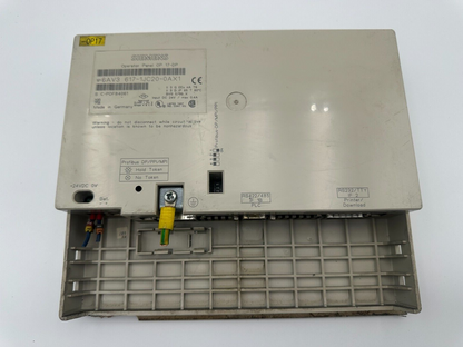 SIEMENS 6AV3617-1JC20-0AX1 OPERATOR PANEL OP 17-DP