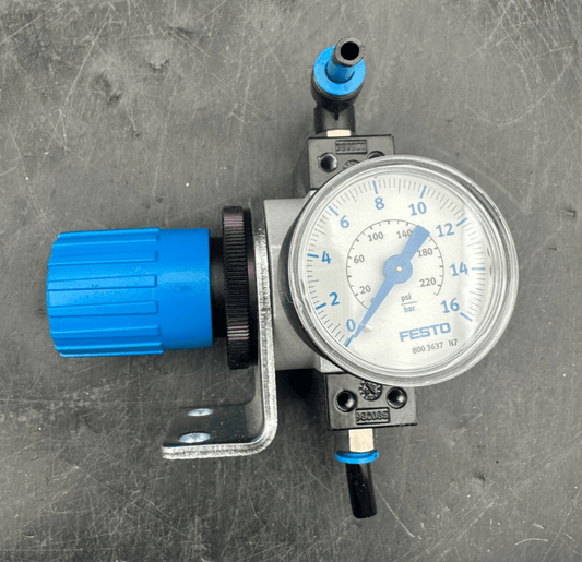 FESTO 8003637 + 546452 BASIC VALVE + GAUGE PRESSURE - KLR Automation