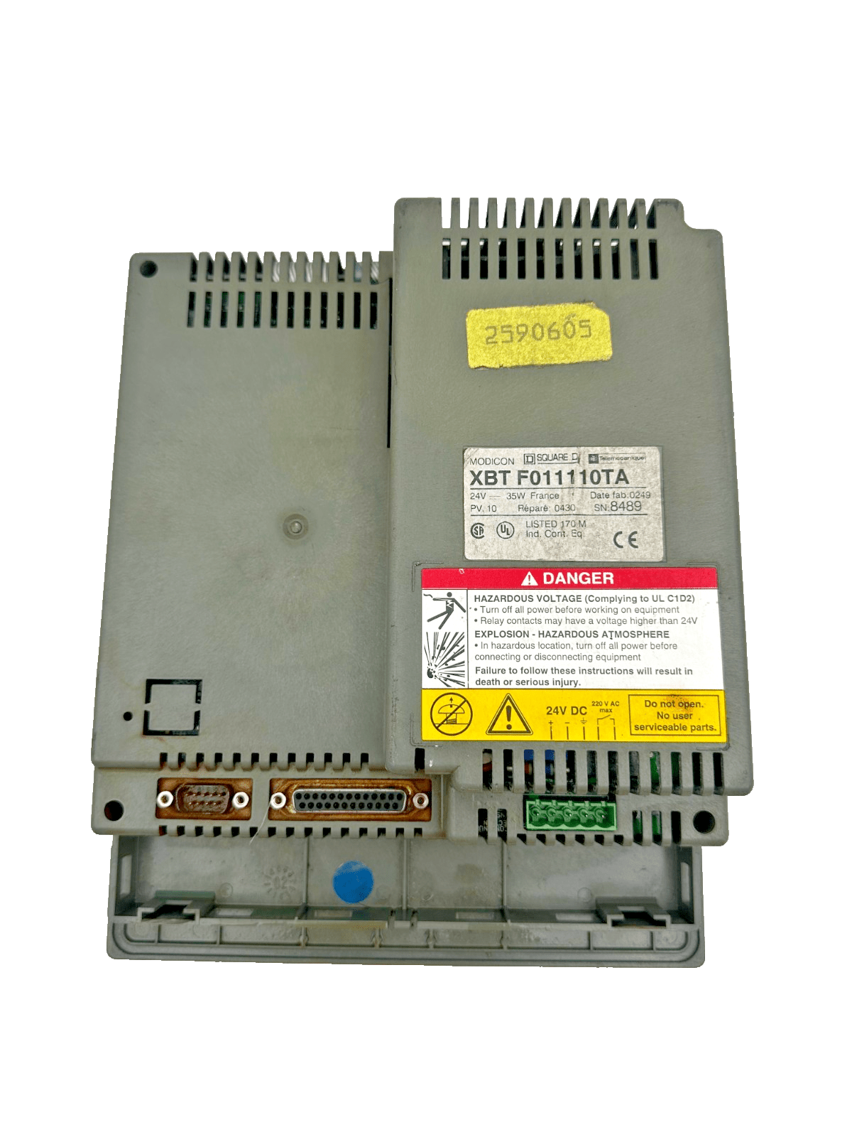 TELEMECANIQUE XBT F011110 TA 24V 35W MAGELIS PANEL CONTROLE - KLR Automation