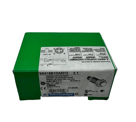 TELEMECANIQUE XS518B1DAM12 INDUCTIVE PROXIMITY SWITCH - KLR Automation