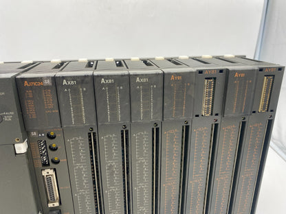 MITSUBISHI MELSEC PLC A61p A2NCPU AJ71C24 AX81 AY81  Without Key