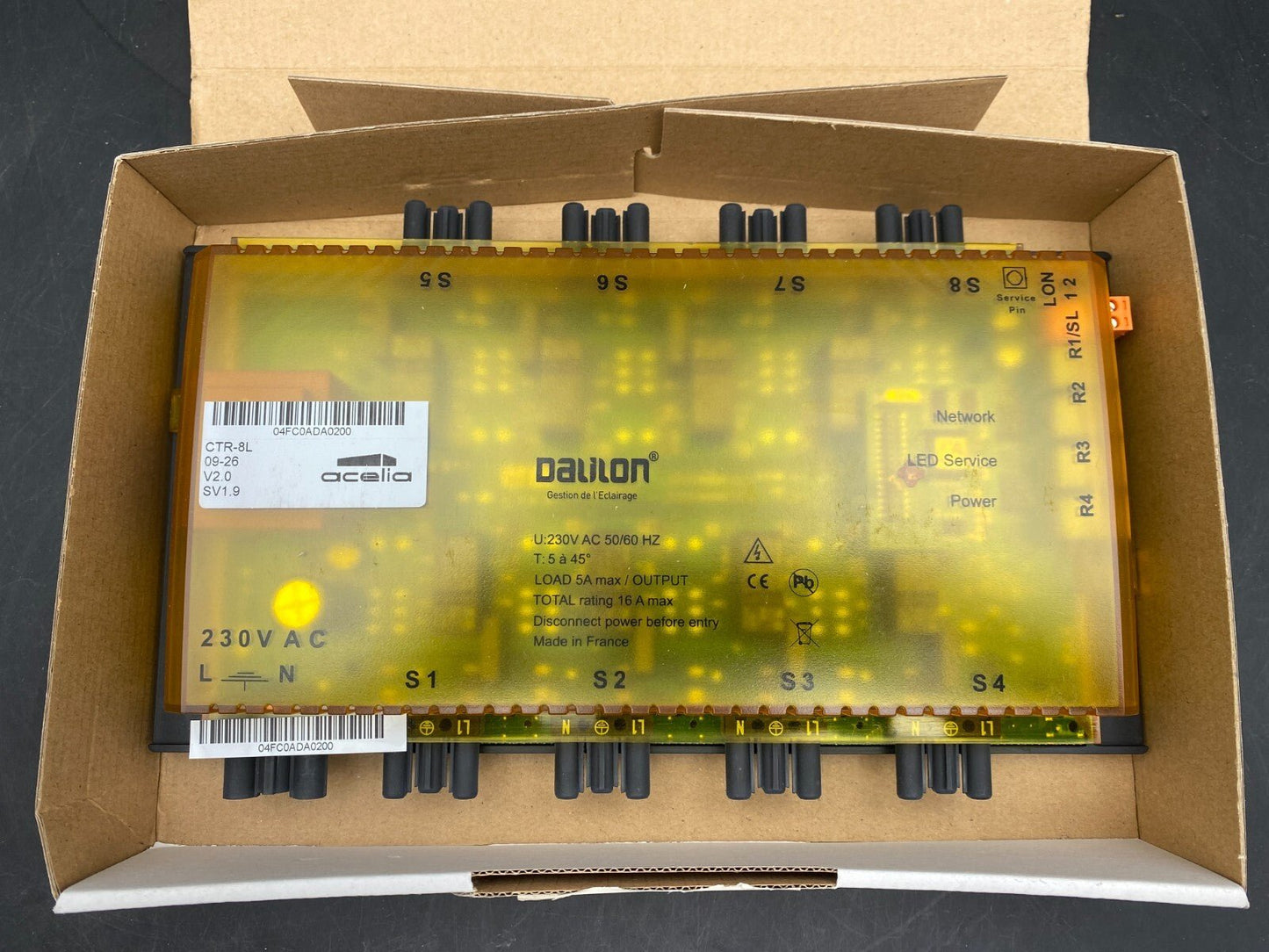 DISTECH ACELIA CTR - 8L 09 - 26 V2.0 SV1.9 LIGHTING CONTROLLER - KLR Automation