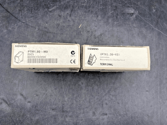 SET OF SIEMENS PTM1.3Q - M3 MODULE + TERMINAL - KLR Automation