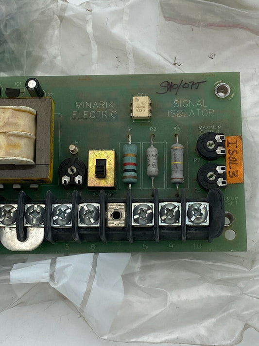 1pc x Minarik Electric 170 - 0271 Signal Isolator Control Module 910/075 - KLR Automation