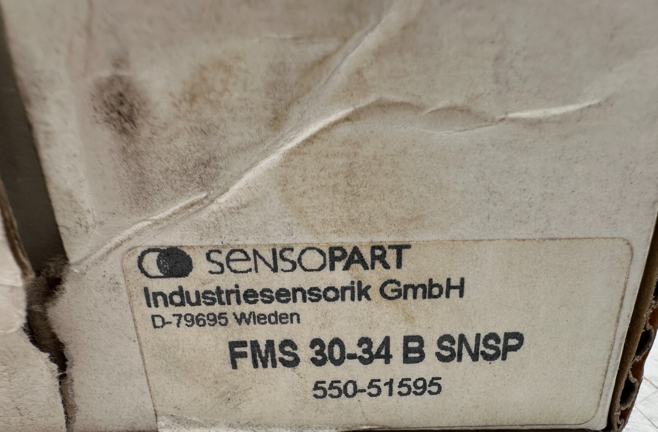 SENSOPART FMS 30-34 B SNSP 550-51595 PROXIMITY SENSOR