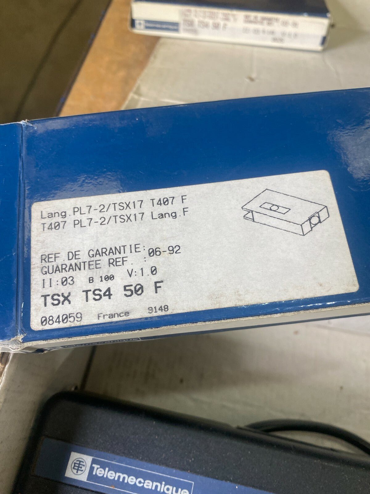 Télémécanique TSX T407 10 + TSX17ACC7 + 2 x TS4 50 F + TSX17ACC6 - KLR Automation