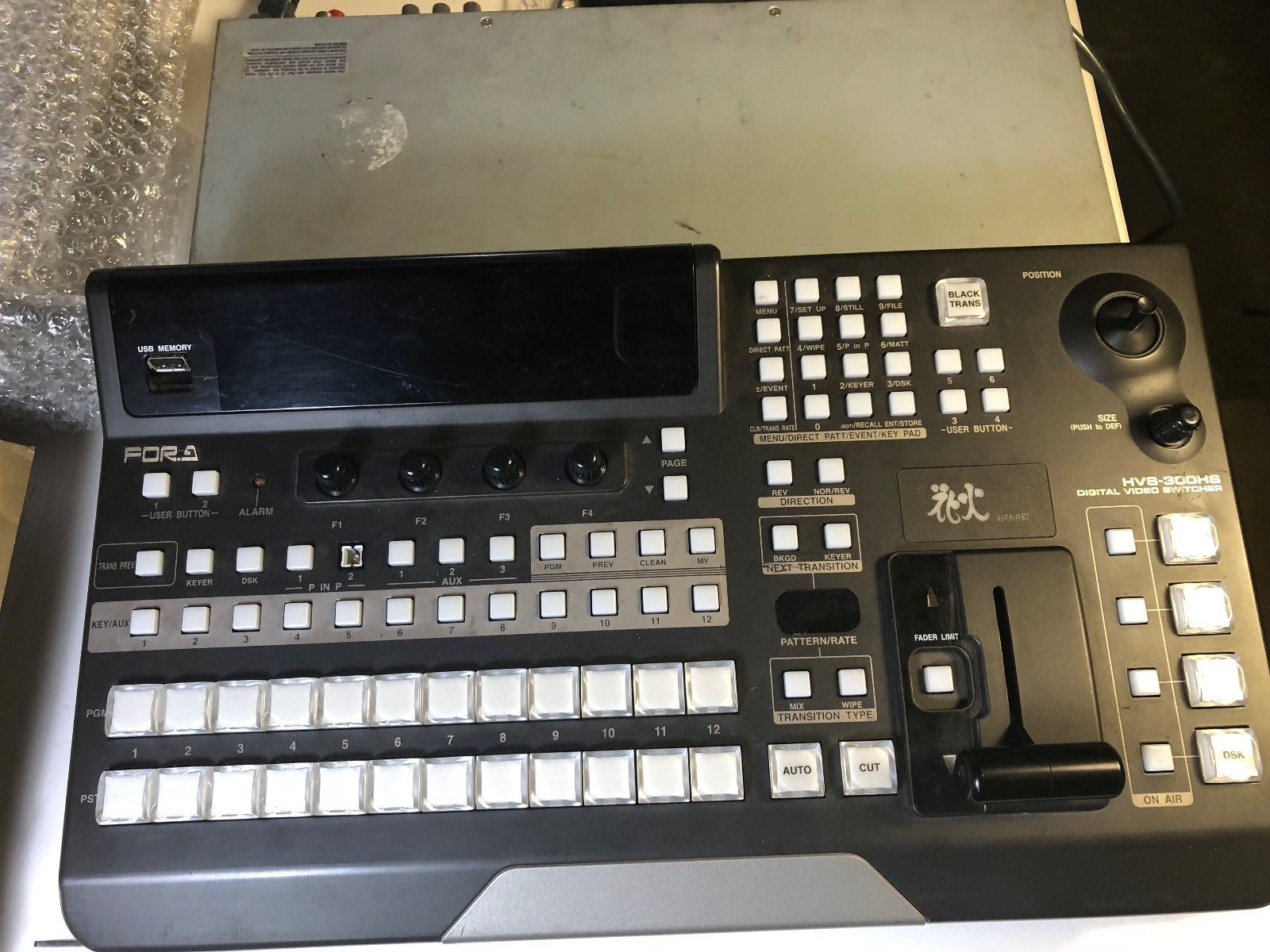 FOR - A HVS - 300HS Video Switcher with HVS - 30 Hanabi - KLR Automation