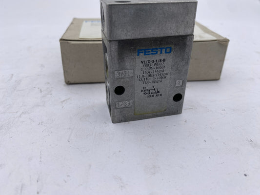 1pc x FESTO VL/0 - 3 - 1/8 - B 7803 WD02 PNEUMATIKVENTIL - KLR Automation