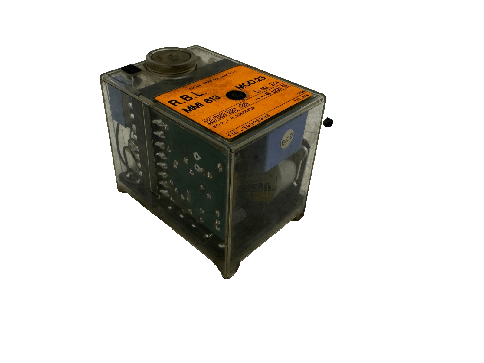 R.B.L MMI 813 MOD.23 220 - 240V ts max 3/1s BOITE DE CONTROLE - KLR Automation