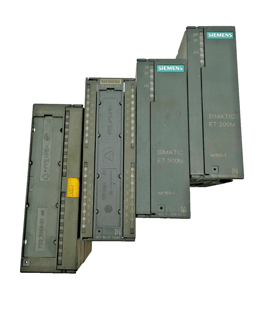 LOT DE 4 SIEMENS 6ES7153 - 1AA03 - 0XB0 6ES7321 - 1BL00 - 0AA0 6ES7331 - 7KF02 - 0AB0 - KLR Automation