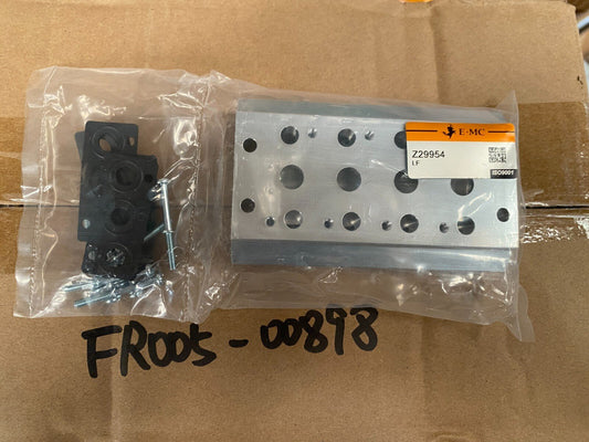 EMC V521 - 4F - FR005 Z29954 COLLECTEUR SERIE 5/2 5/3 (AIRTAC 4V400 FESTO PRS) x2pc - KLR Automation