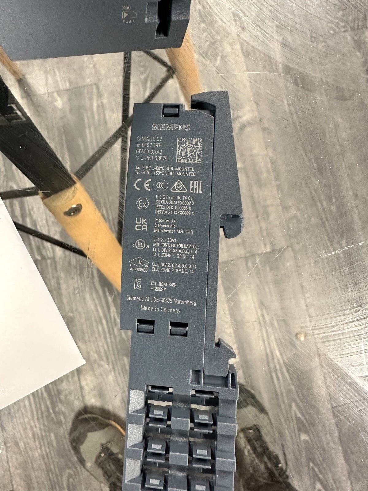 SIEMENS Processing Unit CPU 1510SP F - 1 6ES7510 - 1SJ01 - 0AB0 6ES7193 - 6PA00 - 0AA0 NEW - KLR Automation