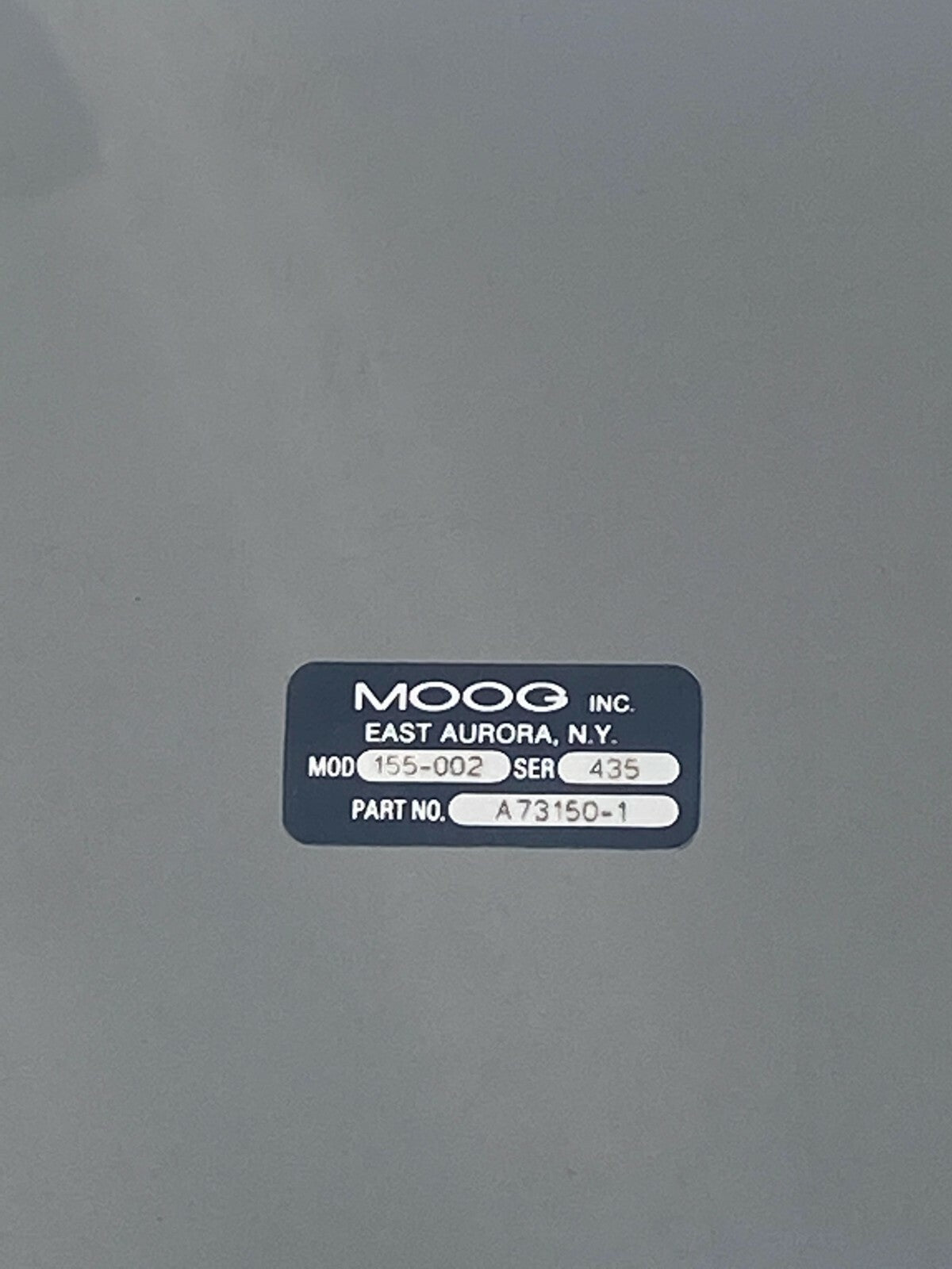 MOOG 155-002   Controller Electric Motion Controls Division Servo Controller