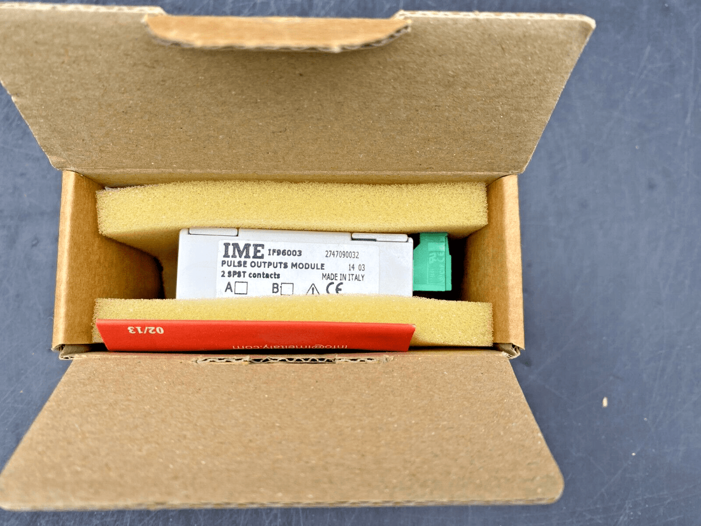 IME IF96003 PULSE OUTPUTS MODULE 2SPST CONTACTS - KLR Automation
