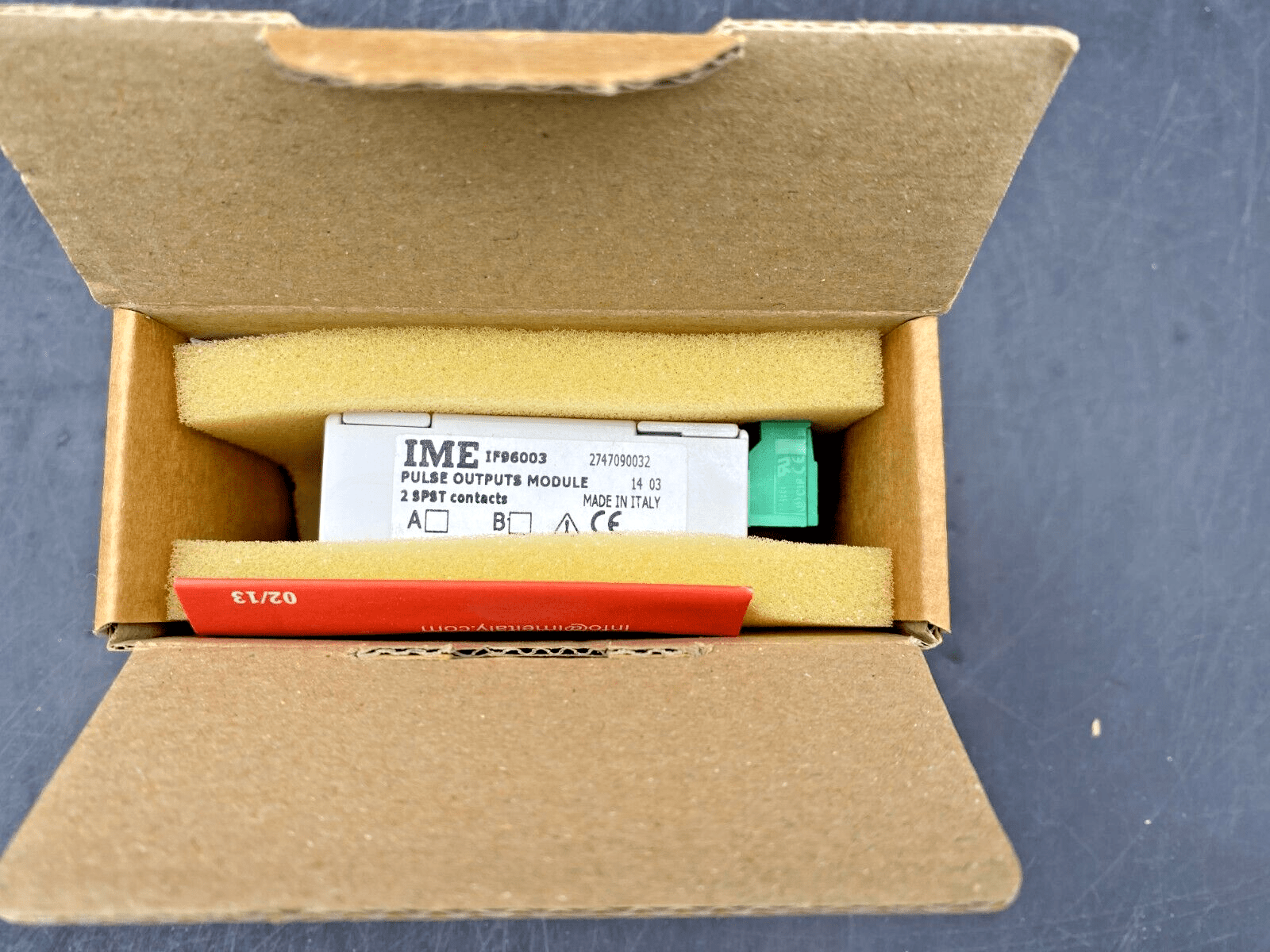 IME IF96003 PULSE OUTPUTS MODULE 2SPST CONTACTS - KLR Automation