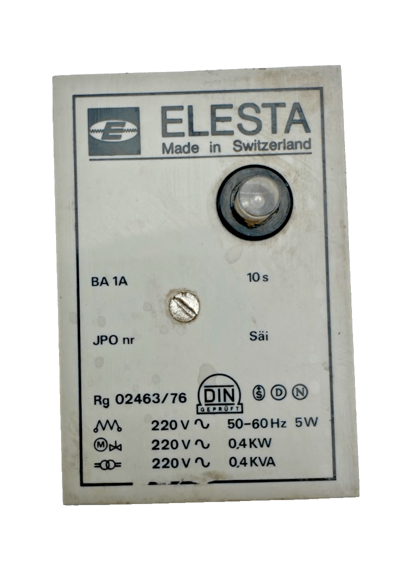 ELESTA BA 1A RG02463/76 BOITIER DE CONTROLE 220V 1W ts10s 5W - KLR Automation