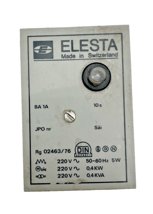 ELESTA BA 1A RG02463/76 BOITIER DE CONTROLE 220V 1W ts10s 5W - KLR Automation