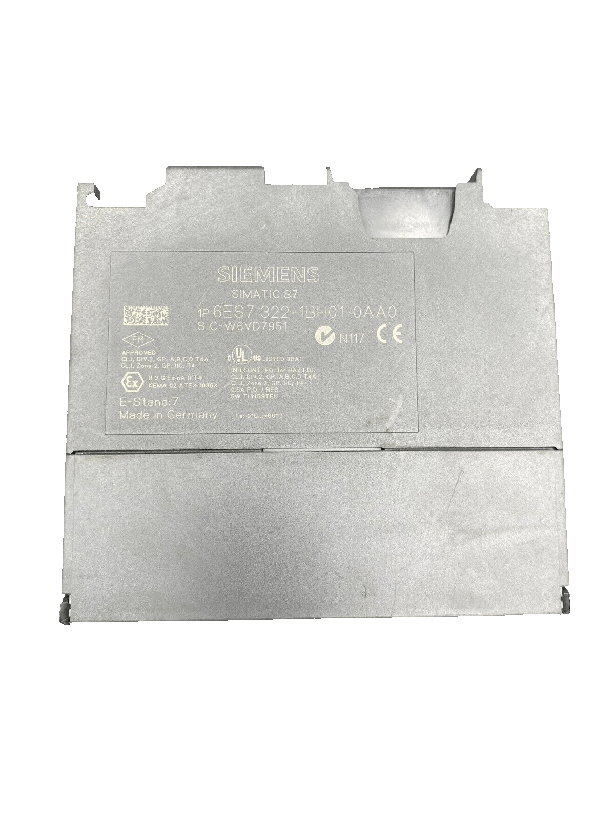 SIEMENS SIMATIC S7 6ES7322 - 1BH01 - 0AA0 MODULE DIGITAL DE SORTIE - KLR Automation