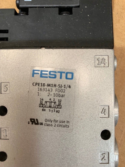 Festo 2x PRS - 3/8 - 4 + 163143 + 163142 + 163157 - KLR Automation