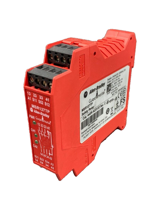ALLEN-BRADLEY MSR127TP GUARDMASTER 440R-N23132 C SAFETY RELAY