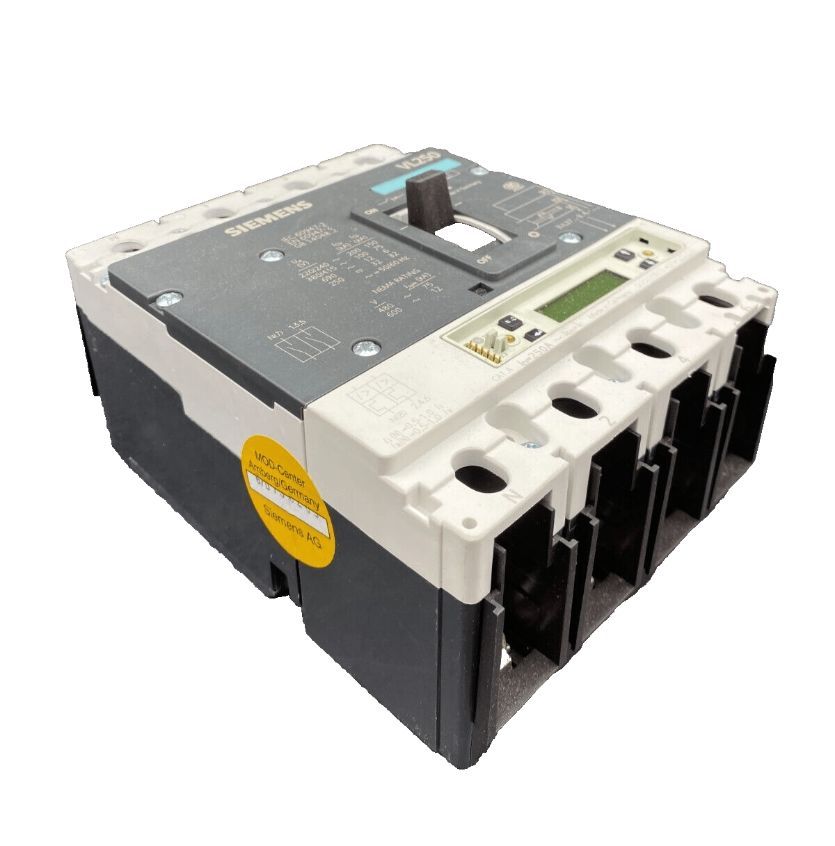 SIEMENS 3VL3725 - 3CJ46 - 0AA0 VL250 DECLENCHEUR MAGNETOTHERMIQUE - KLR Automation