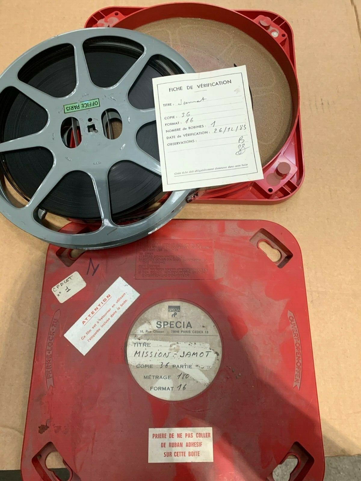 Old RARE Film Band Mission Jamot Film 16mm 1983 - KLR Automation