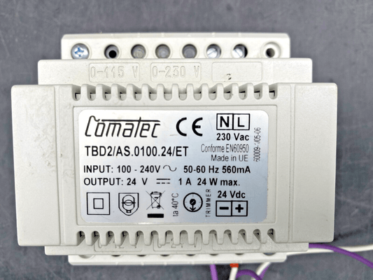 COMATEC TBD2/AS.0100.24/ET 100 - 240V DIN POWER RAIL - KLR Automation