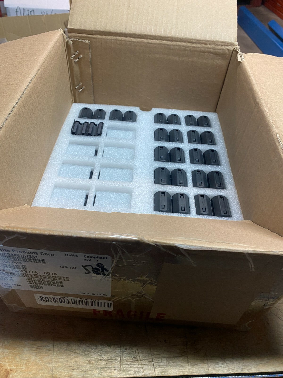 46pc x. 446167281 FERRITE CORE, SPLIT, 9.85MM, 190 OHM/100MHZ Fair Rite - KLR Automation
