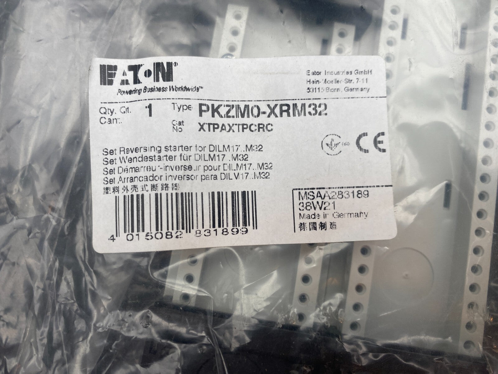 EATON PKZM0 - XRM32 DEMARREUR INVERSE POUR DILM17.M32 x2pc - KLR Automation