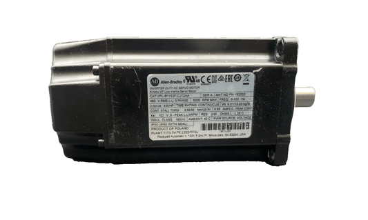 ALLEN BRADLEY VPL - B1153F - CJ12AA SERIE A 3 PHASE 5000 RPM AC SERVO MOTOR KINETIX - KLR Automation