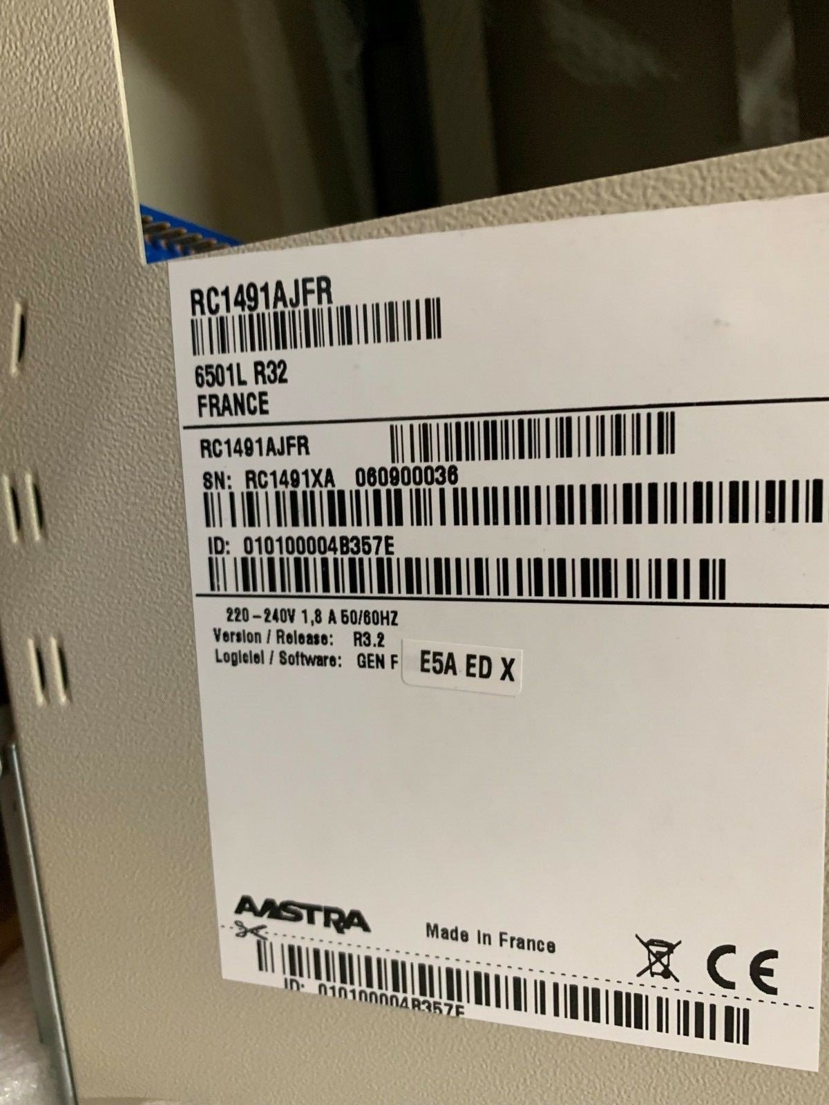 AASTRA NexSpan M6501 L/R IP PBX RC1491AJFR 6501L R32 Connexity - KLR Automation