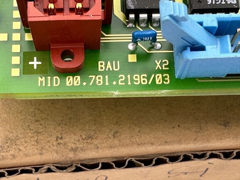 1pc x HEIDELBERG FEDER LCD MID 00.781.2196/03 BAU X2