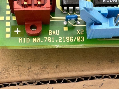 1pc x HEIDELBERG FEDER LCD MID 00.781.2196/03 BAU X2
