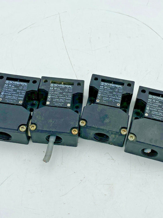 8pc x Schmersal Sécurité Verrouillage Interrupteur, AZ 15 zv , Sans Clé, Utilisé - KLR Automation