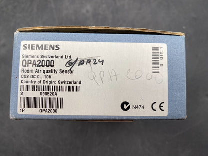 SIEMENS QPA2000 ROOM AIR QUALITY SENSOR