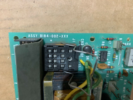 card Controls machine printed see and make offer