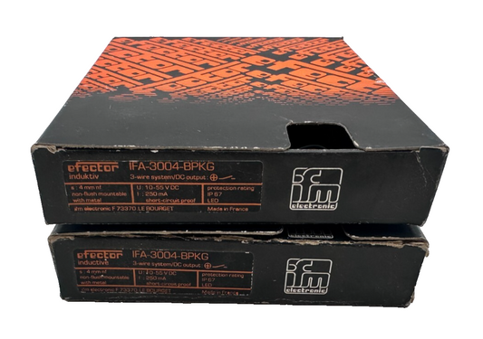 IFM ELECTRONIC EFECTOR IFA-3004-BPKG CAPTEUR DE PROXIMITE 10-55VDC 250mA x1pc