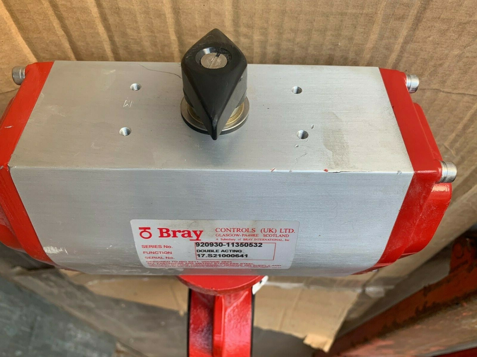 Bray Controls Double Acting 920930-11350532 Pneumatic Actuator Valve serie 92/93