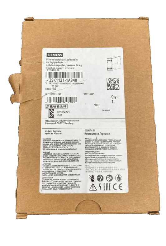 SIEMENS SIRIUS 3SK1121 - 1AB40 BLOC LOGIQUE DE SECOURS - KLR Automation