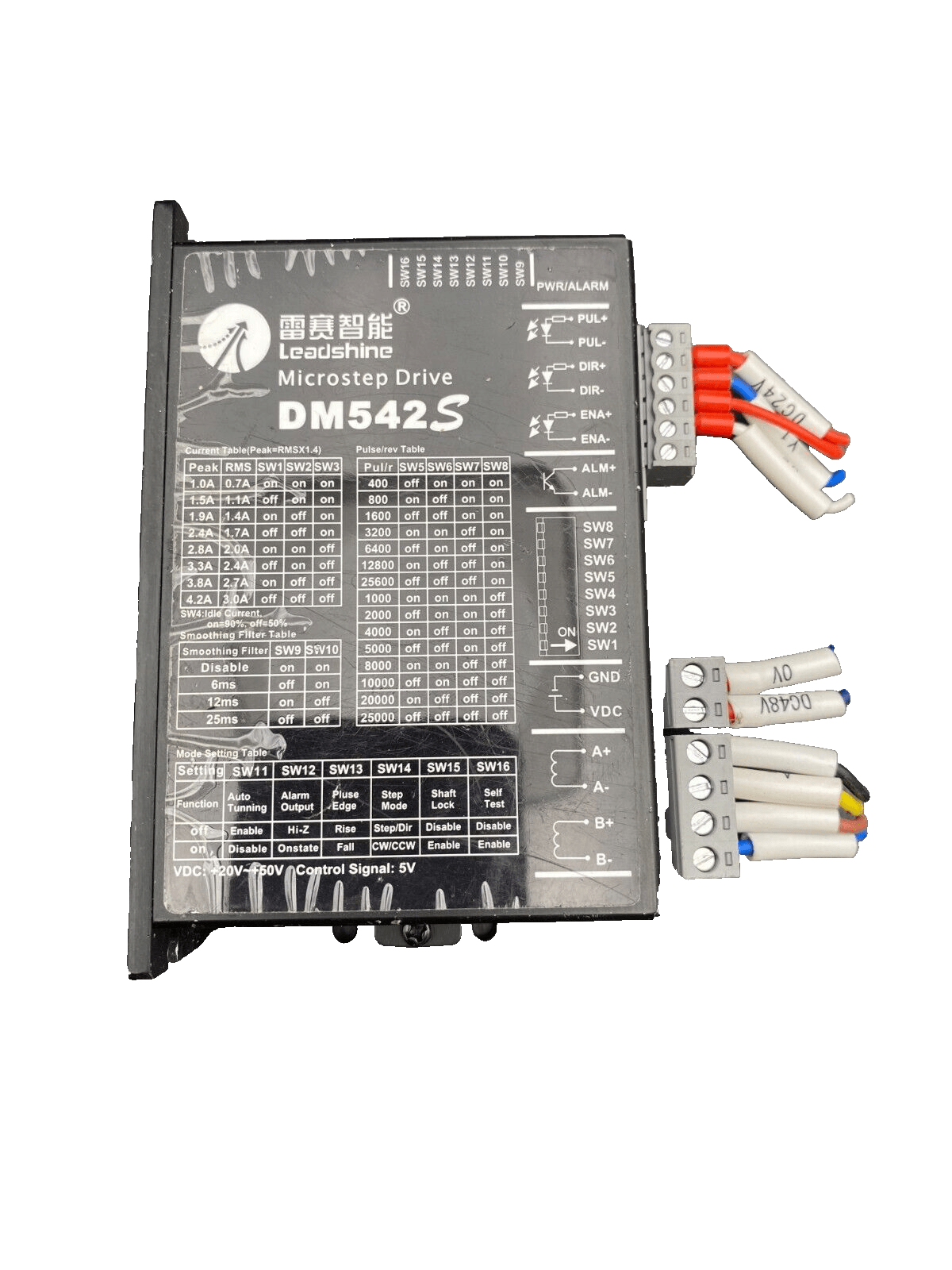 LEADSHINE DM542S MICROSTEP DRIVE - KLR Automation