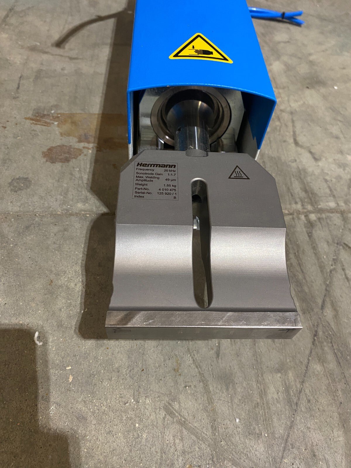 HERRMANN ULTRABOND G7 DIGITAL 20/16.16 + ULTRASCHALL SLIMLINE SONOTRODE 4010475 - KLR Automation